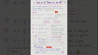10th Class Maths: AP Shortcut Formula 🔥