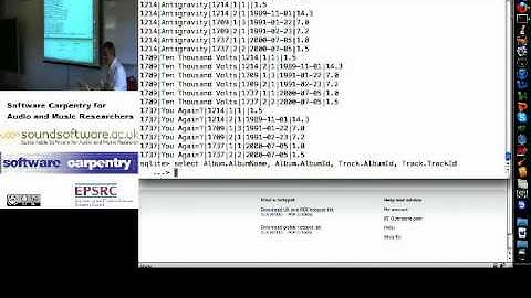 Querying across multiple tables with an SQL join (Software Carpentry)