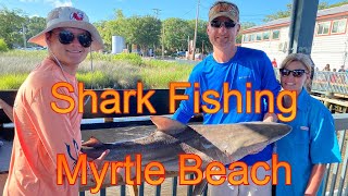 Shark Fishing in Myrtle Beach!  85lb shark Caught!