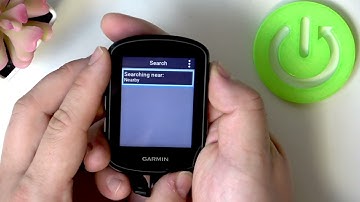 GARMIN EDGE 540 – How to Start Navigation