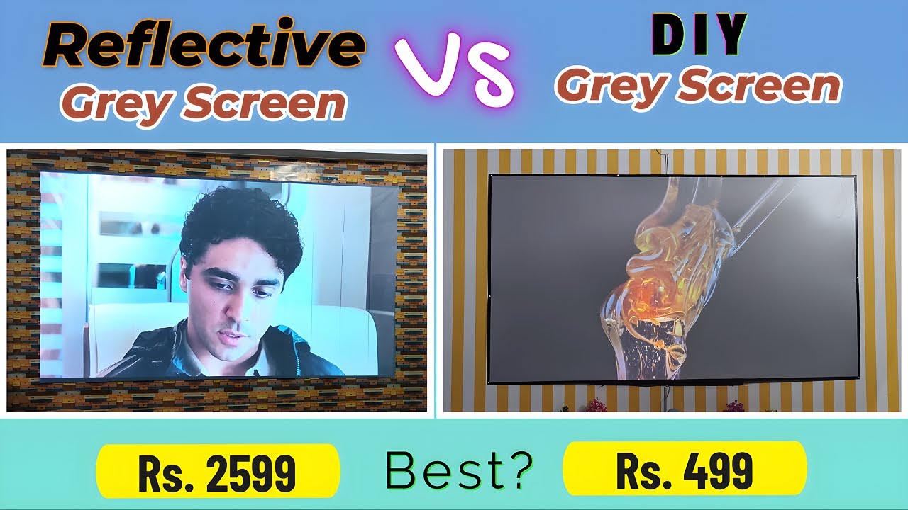 Reflective ALR Grey Screen Vs DIY Grey ALR Screen - Which one is Better?