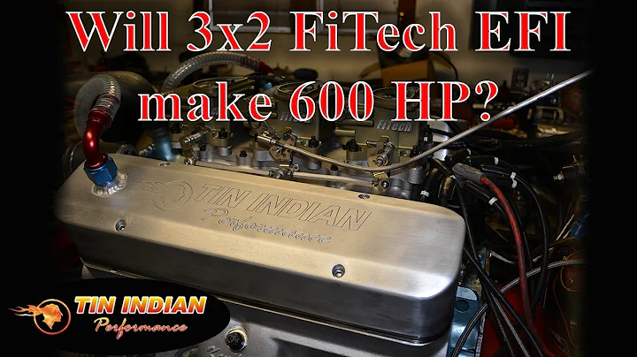 Pontiac 464 cid makes 595 horse and 597 ft lbs of torque on pump gas with FiTech EFI 3x2