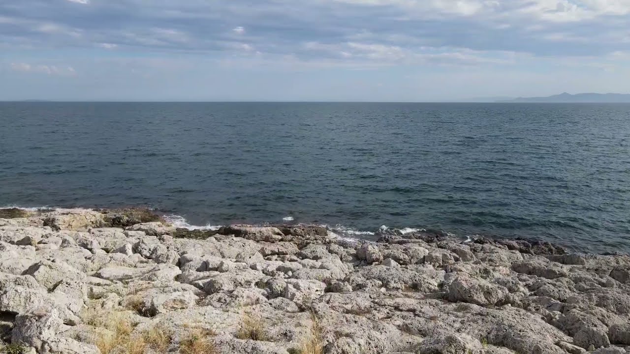Rocks of Kallipoli - Piraeus from above with DJI Mavic Air 2 Drone