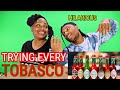 WE TRIED EVERY TOBASCO SAUCE! (Hilarious)