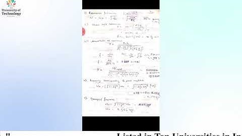 NUMERICAL PROBLEM ON FORCED VIBRATION | Online Education | Learn Online