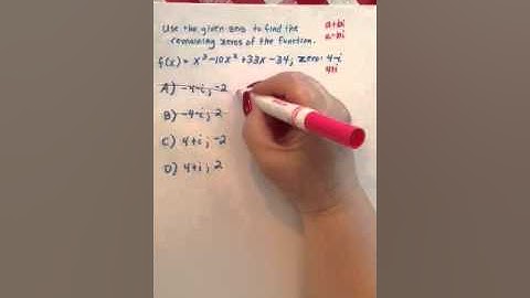 Complex conjugate theorem