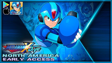 MEGA MAN X DiVE 🚀 Gameplay Walkthrough - NA & UK Early Access | Android/IOS Action Arcade Shooter