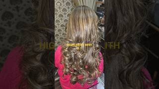 HIGHLIGHTS WITH BASE COLOR #BABYLIGHTS ##BALYAGE #OMBRAY #FOIL HIGHLIGHTS #FASHION SHADE DYE#hair