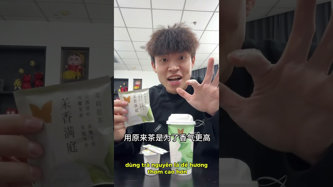 Reveiw trà sữa độc lạ haha 