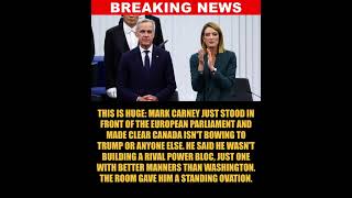 Mark Carney Addresses European Parliament, Defies Trump Tariff Threats Over EU Ties