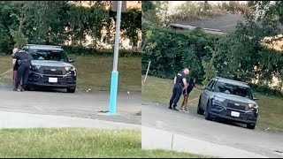 Cop caught kissing woman at patrol car in Maryland