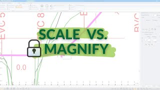 Scale vs Magnify in RoadEng