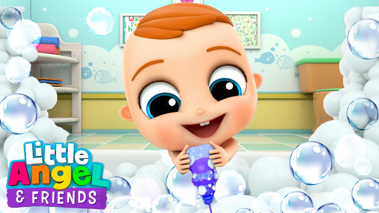 Bubble Bubble Bath Time! | Little Angel And Friends Kid Songs