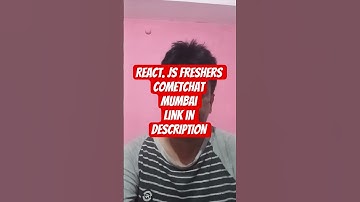 React JS Jobs for Freshers 🔥 | CometChat Hiring Trainee Engineer #Apply Now