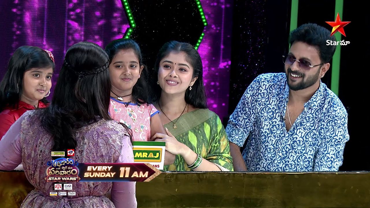 Aadivaaram with StarMaa Parivaaram Starwars | Gundenindagudigantalu vs Vantalakka | Sun at 11AM
