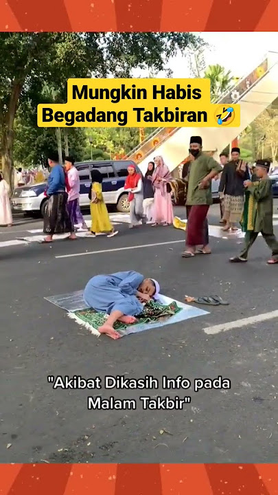 Yang Tidur Pules di Momen Sholat Ied 🤣
