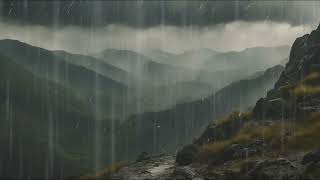 Sleep Deeper With Rain Sound on The Mountains, Nature Sounds For Sleeping