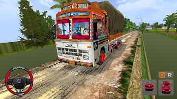 Tata 4925c Bs6 Lorry Mod For Bussid - Bus Simulator Indonesia Gameplay 😲