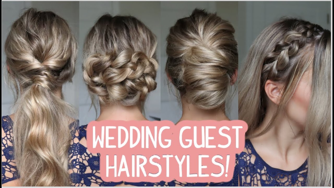EASY WEDDING HAIRSTYLES  BRIDESMAID WEDDING GUEST  SPECIAL OCCASIONAL  HAIRSTYLES TUTORIAL  YouTube