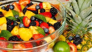 Fruit Salad with Dressing