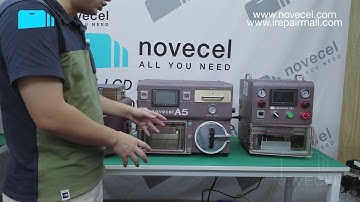 what is the difference between novecel A3 , A5 , Q5 laminator for replacing broken phone glass?