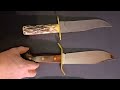 Bear and Son American Damascus Bowie Knife vs. W49 Western!