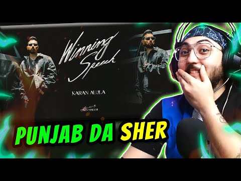 Karan Aujla - Winning Speech (Music Video) | My Opinion, Review & Reaction | WannaBe StarKid