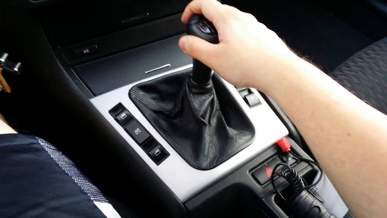 BMW E46 328i with E60 545i short shifter YouTube