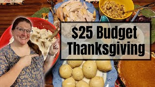 Full Thanksgiving Feast for Under $25!!!