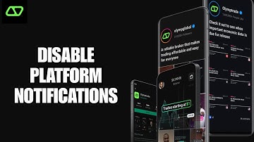 How To Disable Platform Notifications On Olymptrade App | Step By Step