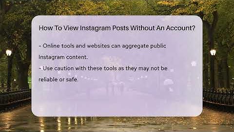 How To View Instagram Posts Without An Account? - Everyday-Networking