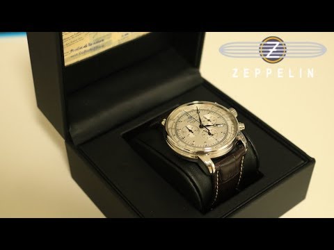 腕時計】 ZEPPELIN(ツェッペリン) 100周年記念モデル 7680-1 - YouTube
