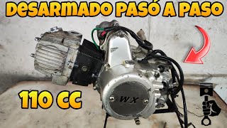 DESARMADO DE MOTOR 110 CC COMPLETO / bien explicado PASO A PASO 🔧