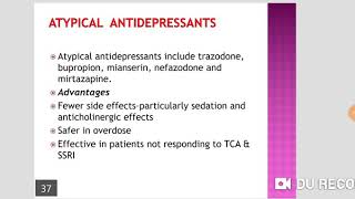 Atypical antidepressant: Trazodone Used in Treatment of Depression
