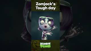 Zomjack&#39;s tough day | zombiedumb 2 | #shorts | animation