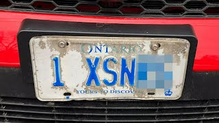 Ont. man fined $110 for faded, peeling licence plate