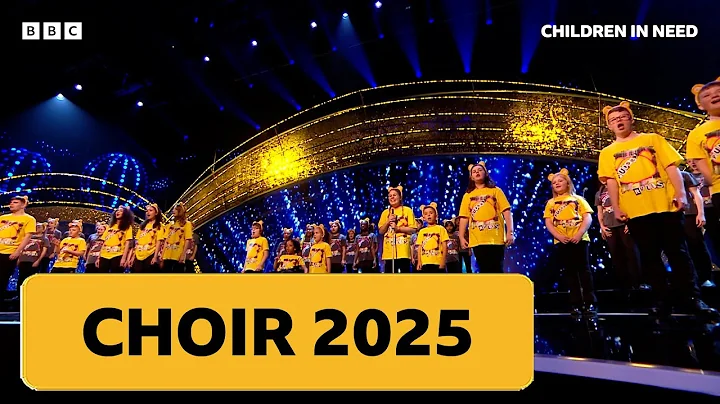 BBC Children in Need Choir 2025 Performing Coldplay's "Yellow"