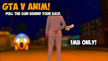 SAMP GTA V ANIMATION! | PULL THE GUN BEHIND YOUR BACK!
