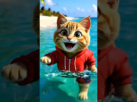 شوف ايه اللي حصل للقط ريكو لما راح المصيف    