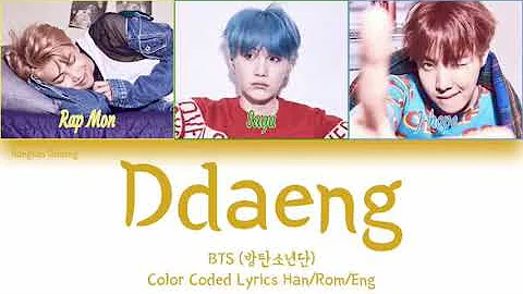 BTS (방탄소년단) - Ddaeng (땡) (Color Coded Lyrics Han/Rom/Eng/Español)