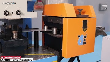 Decoiler & Servo feeder Machine | Technology machine video | Photovision | Machine Use Manual video