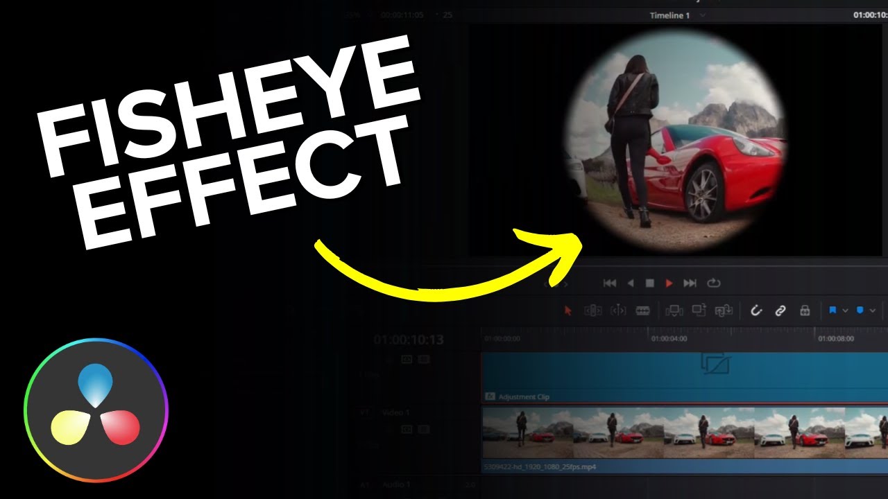How to Make Fisheye Effect in DaVinci Resolve - YouTube