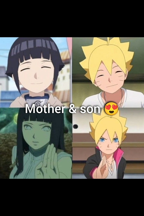 mother & son 😍#hinata #boruto #motherson #naruto #animeedit