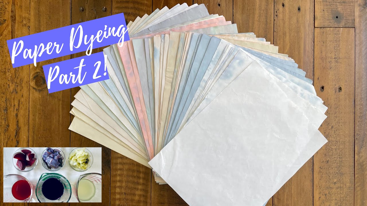 More Paper Dyeing With Beets, Cabbage, Spritzing and Double Dipping!