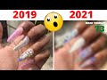 DIP NAILS WITH TIPS | Icy Bling Nails Using Totally Dipp'd Dip Powders