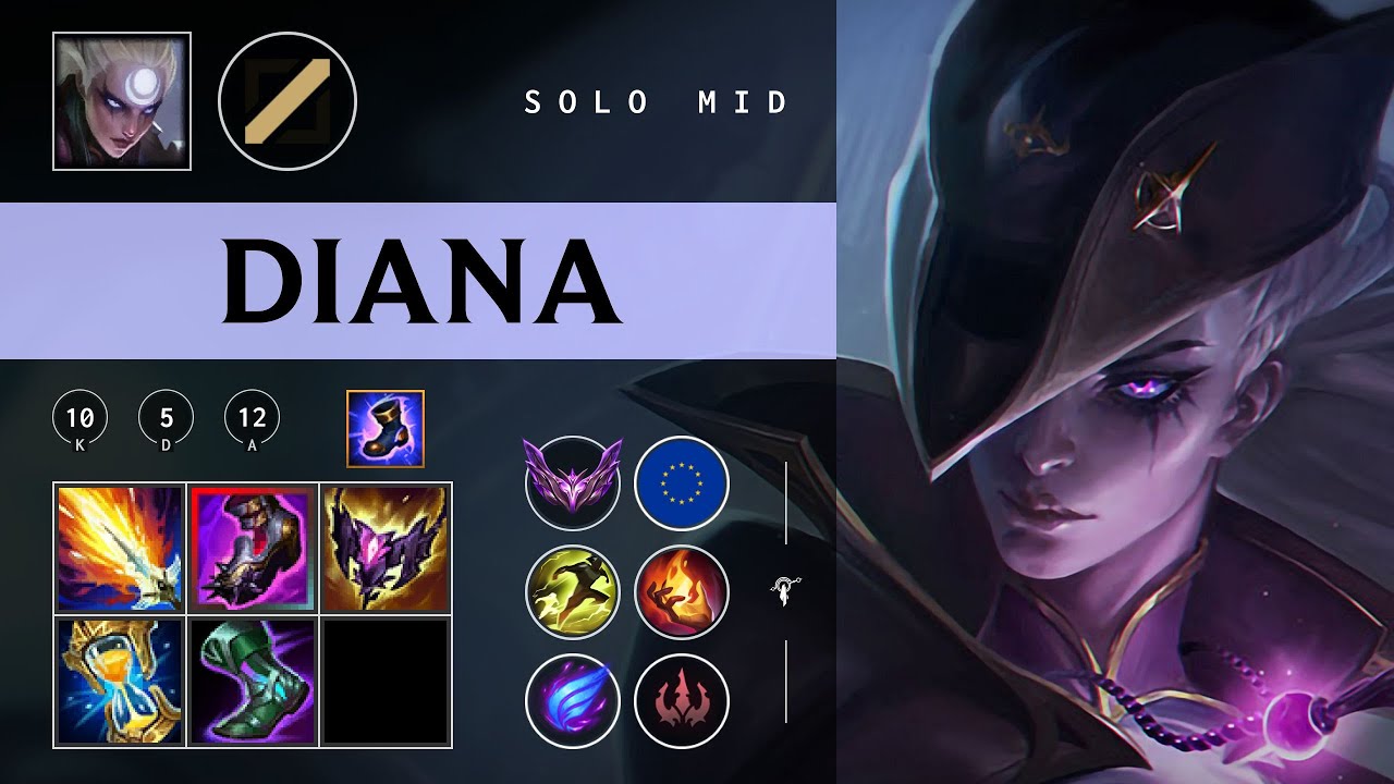 Diana Mid vs Riven - EUW Master Patch 26.01