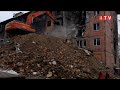 В Ірпені демонтують знищені росіянами будинки