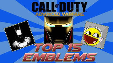 COD Advanced Warfare Top 15 Best Emblems - Coolest Advanced Warfare Emblems