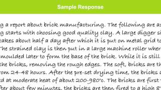 IELTS Writing Test Sample Task 1 Band 7