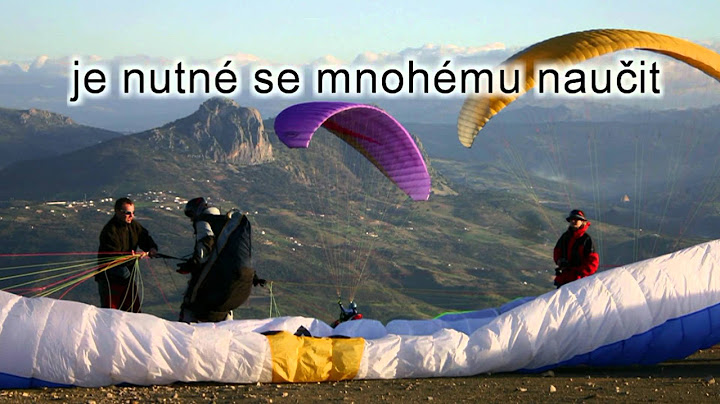 Pojď k nám se naučit létat - škola ( kurzy )  paraglidingu - paragliding chorche)